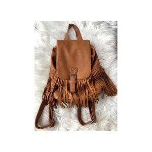 Mini brown backpack!